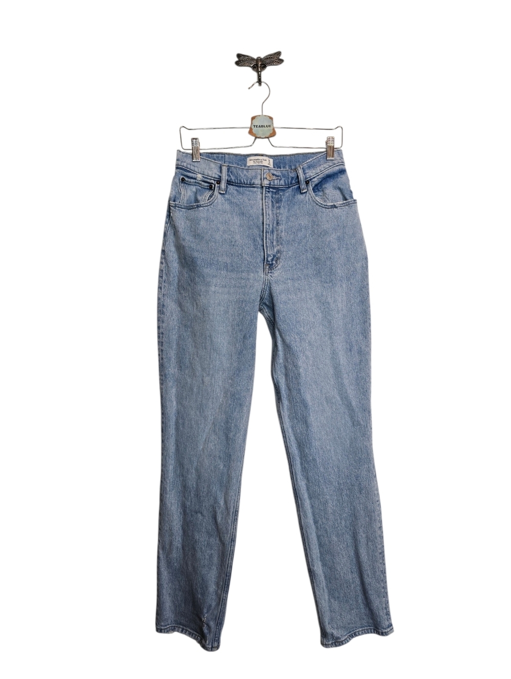 Abercrombie & Fitch 30/10L Curve Love The '90s Straight Ultra High Rise Tall